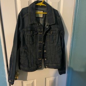 Jean jacket button up